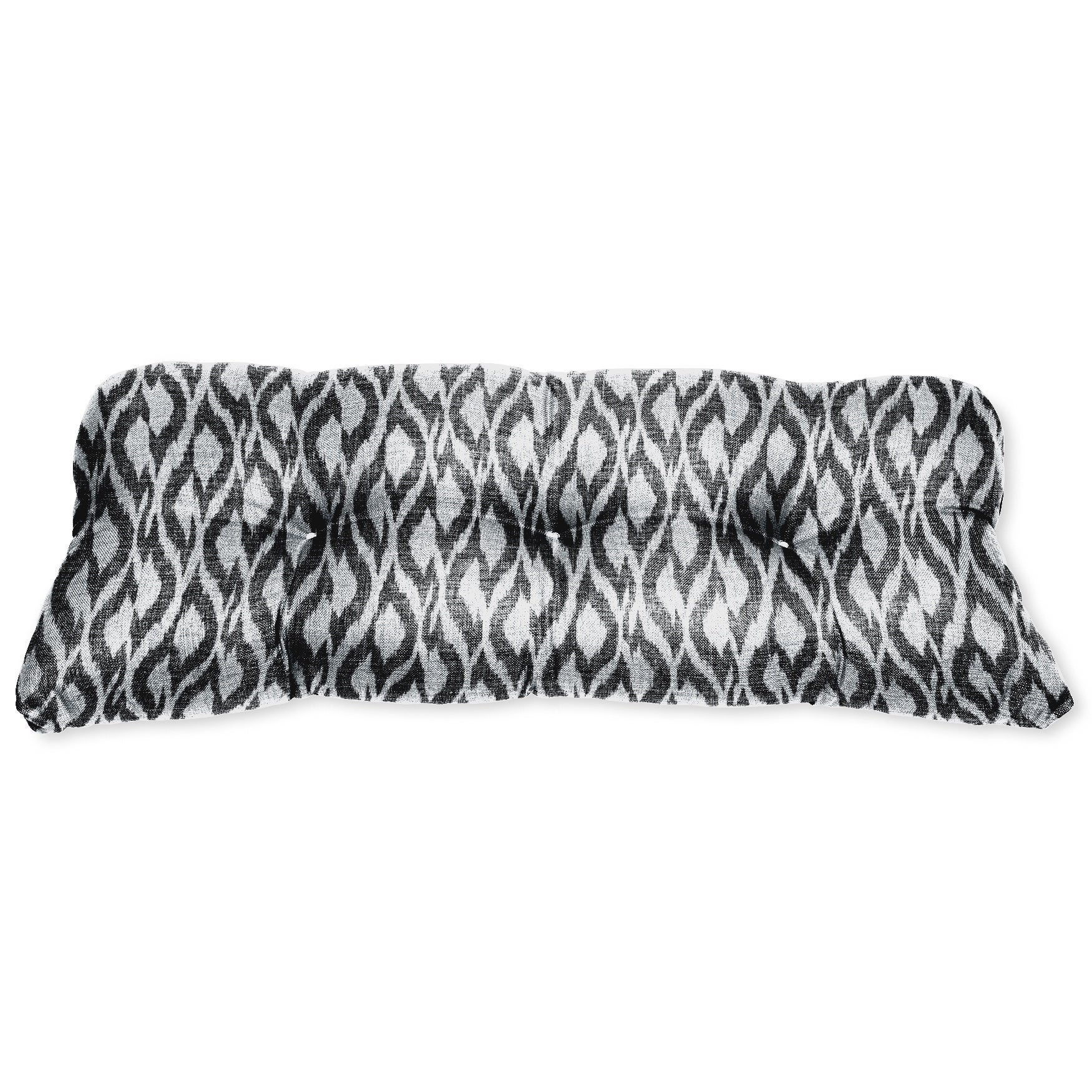 BH Performance Fabric Tufted Wicker Settee Cushion image number 0