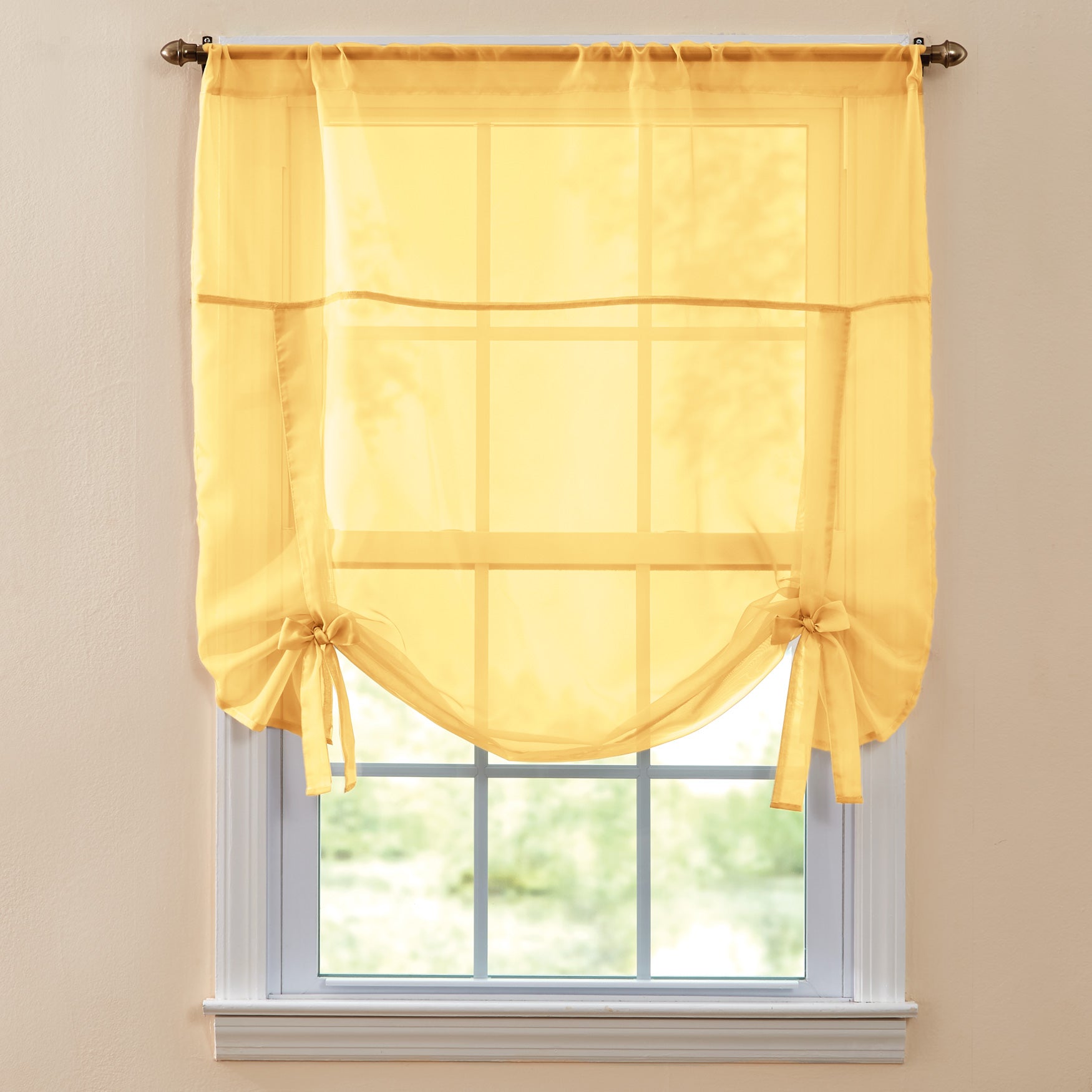 BH Studio Sheer Voile Tie-Up Shade image number 0