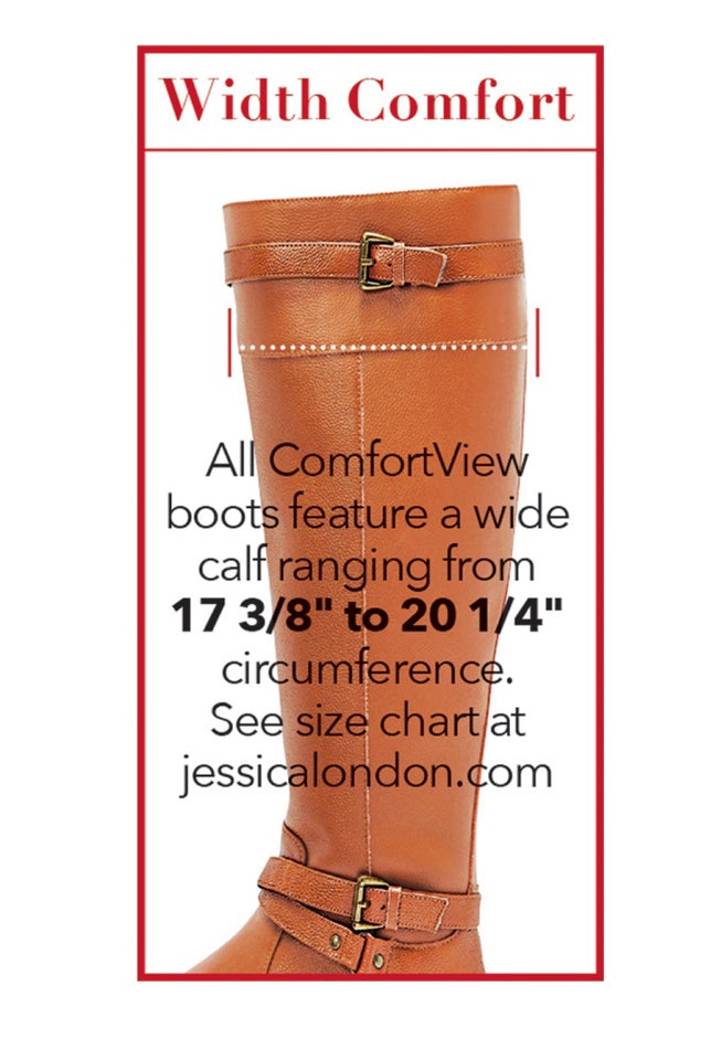 The Shelly Tall Wide Calf Boot By Comfortview image number 6