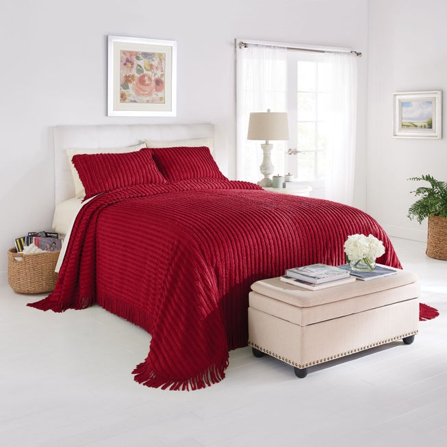 Chenille 100% Cotton Bedspread image number 0