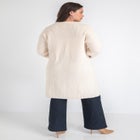 Midi-Length Button-Down Cardigan image number null