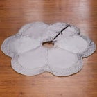 Scallop Edge Border Christmas Tree Skirt image number null