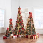 Fully Decorated Pre-Lit 6’ Pop-Up Christmas Tree image number null