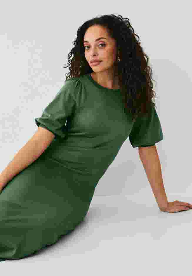 Fine Knit Midi Sweater Dress image number 3