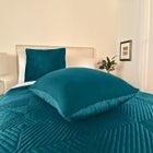 Geo Diamond Velvet Sham image number null