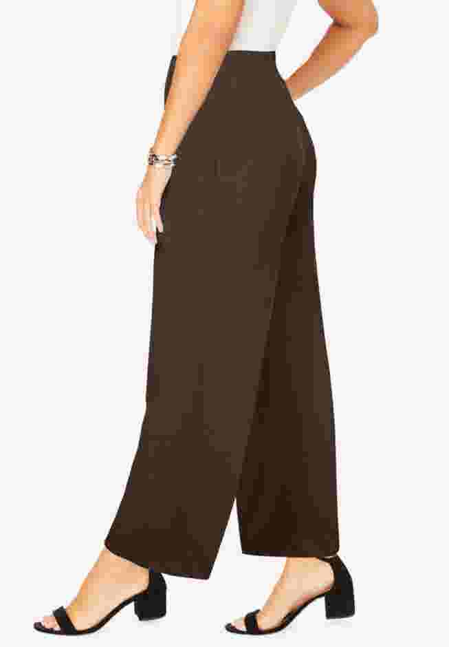 Everyday Stretch Knit Wide Leg Pant image number 3