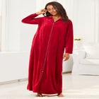 Dreams & Co&reg; Hooded Velour Robe image number null