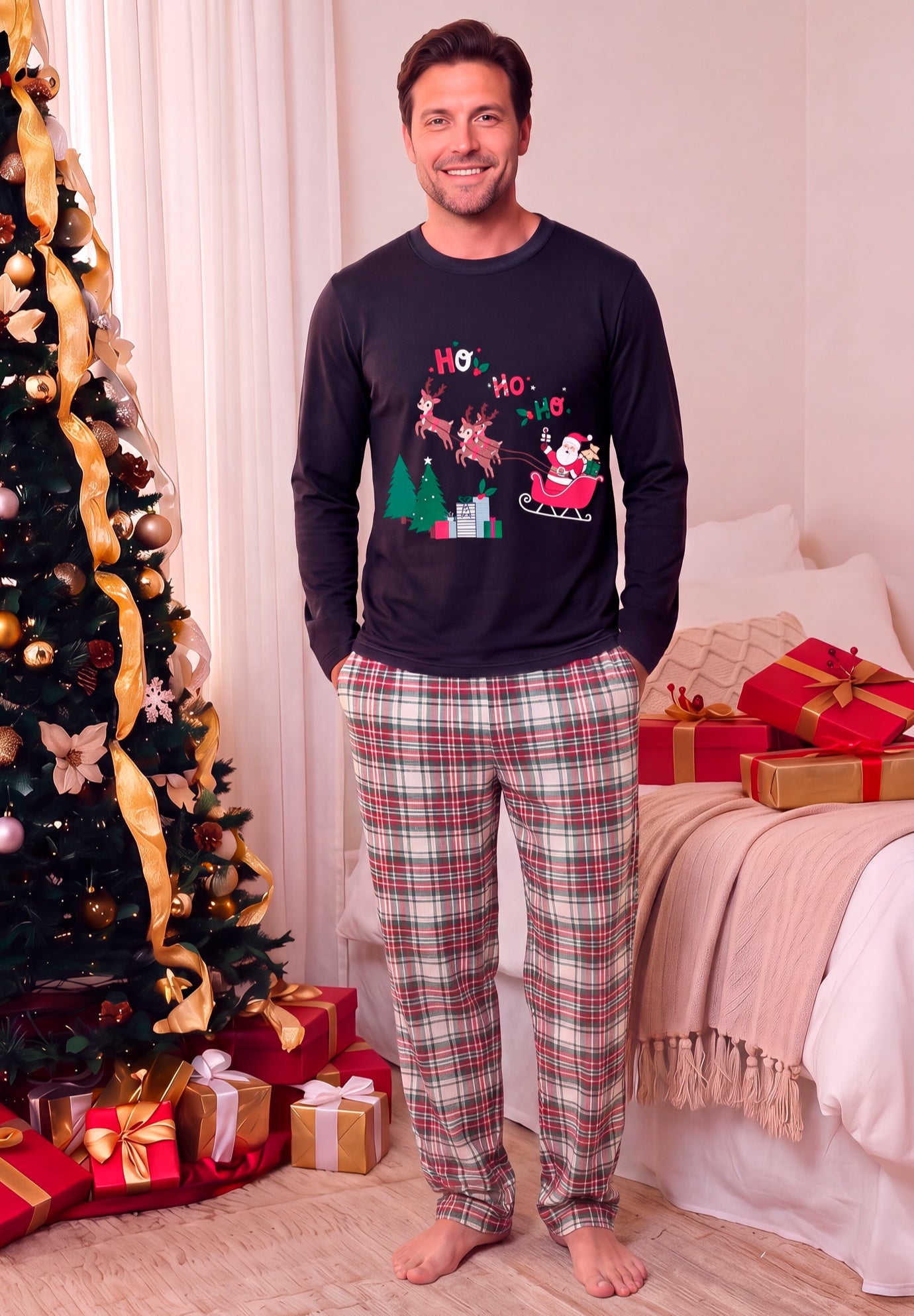 Dreams & Co.&reg; Men&rsquo;s Pajama Set image number 0