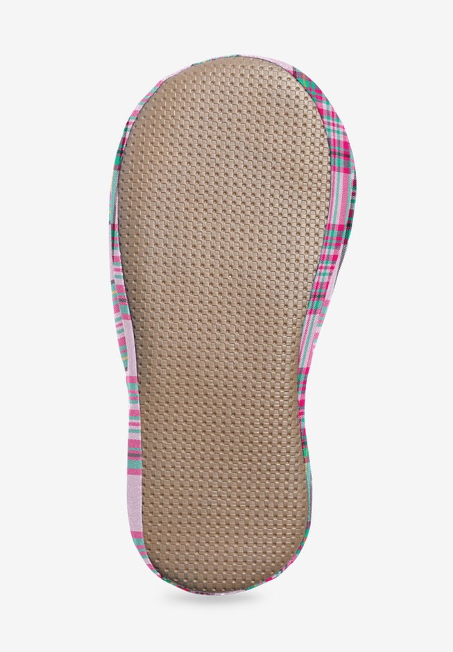 Dreams & Co.® flannel slipper image number 2