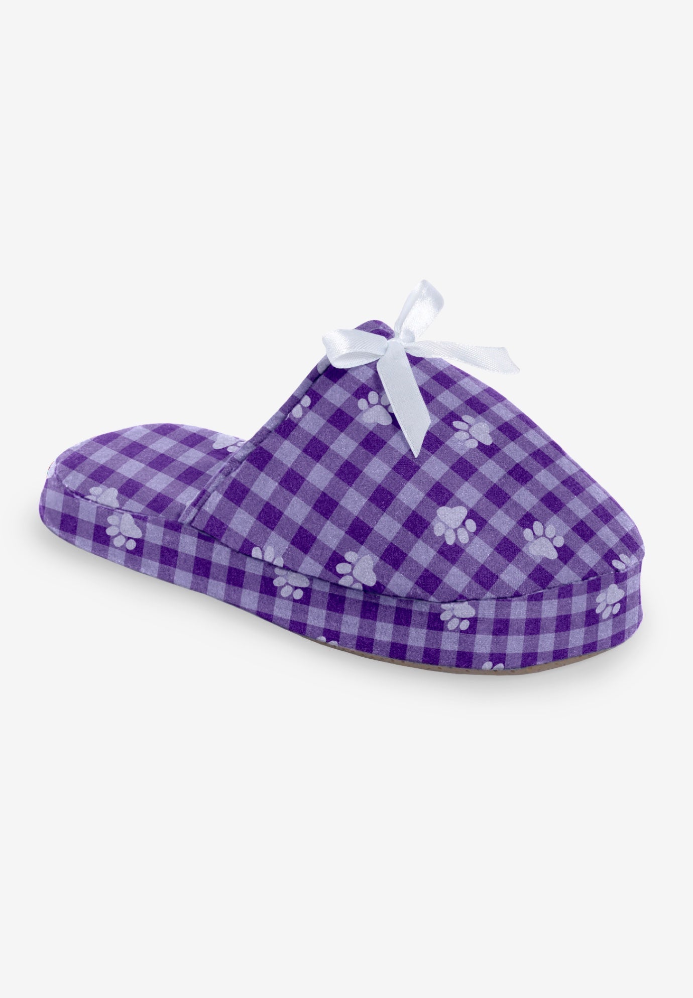 Dreams & Co.® flannel slipper image number 0