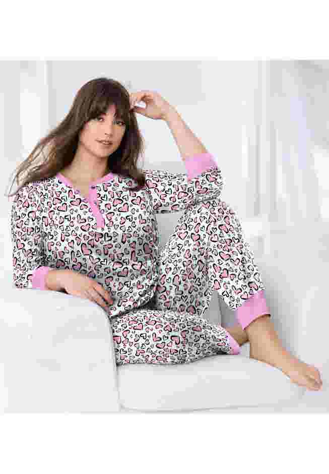 Thermal Henley Pajama Set image number 5
