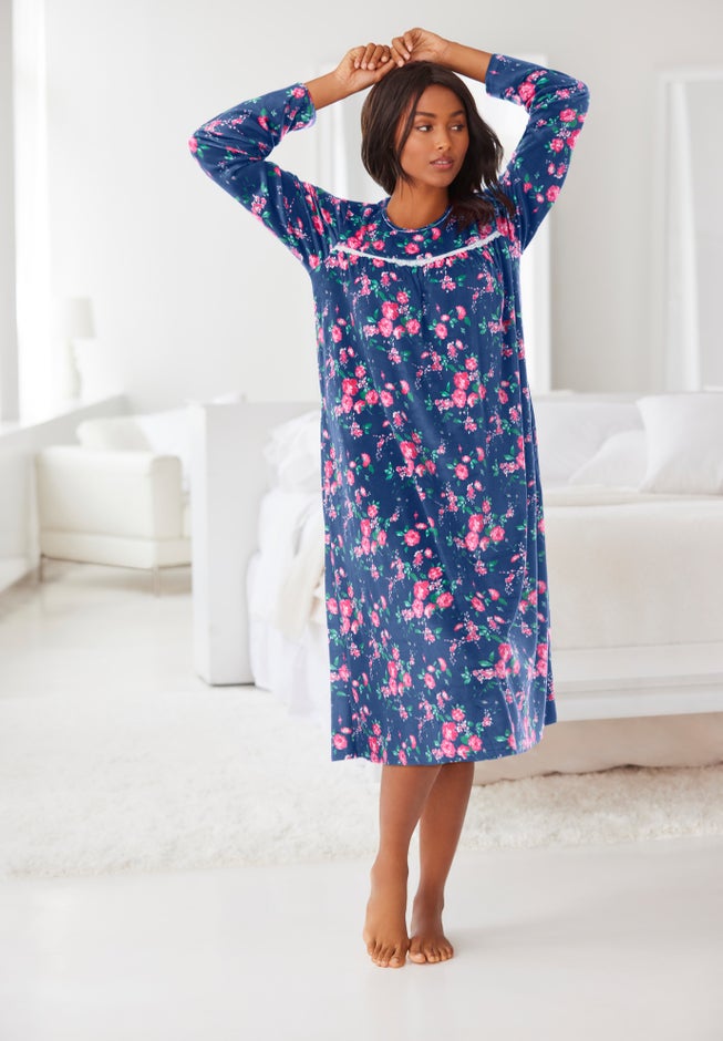 Only Necessities&reg; Velour Gown image number 3