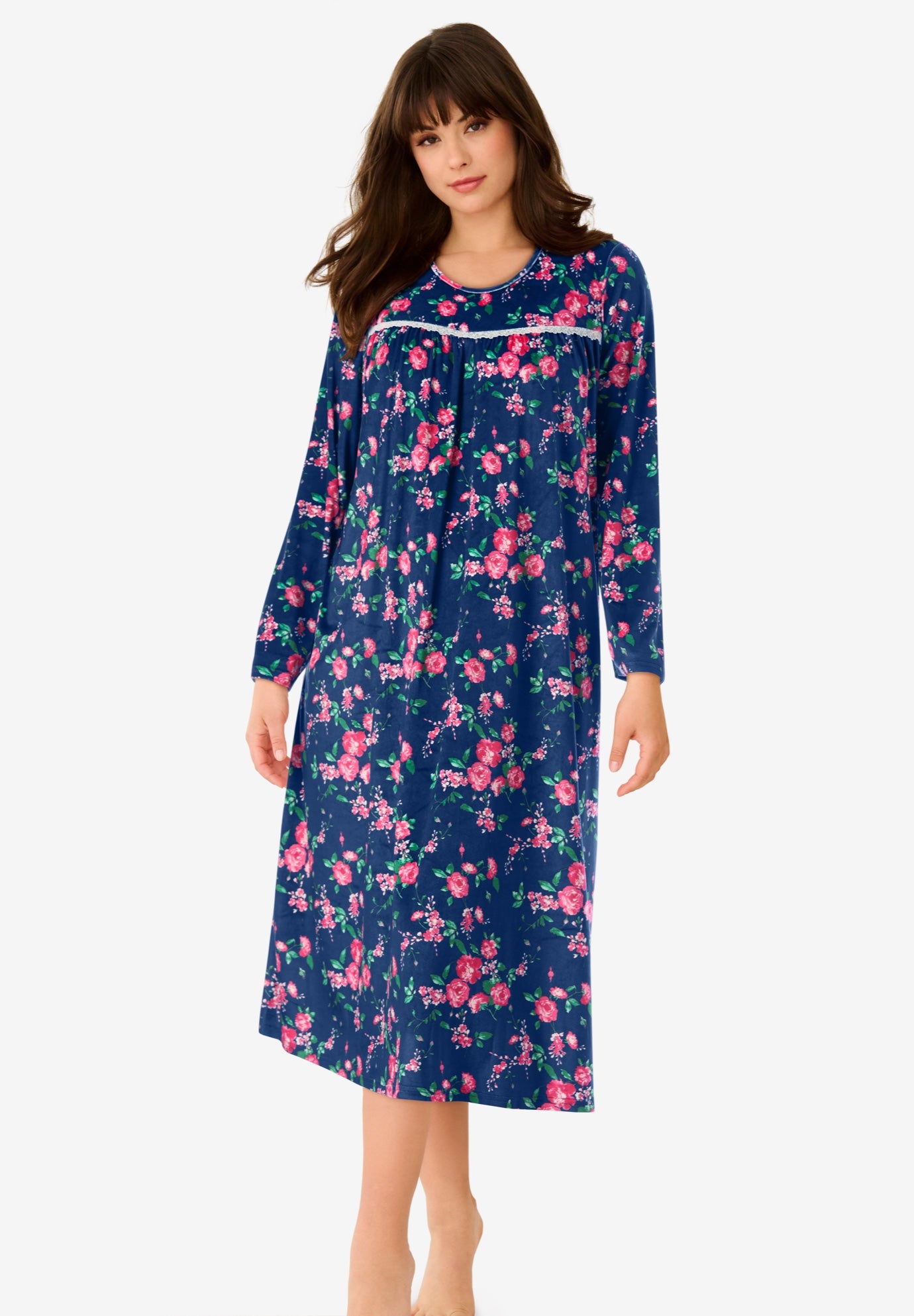 Only Necessities&reg; Velour Gown image number 0