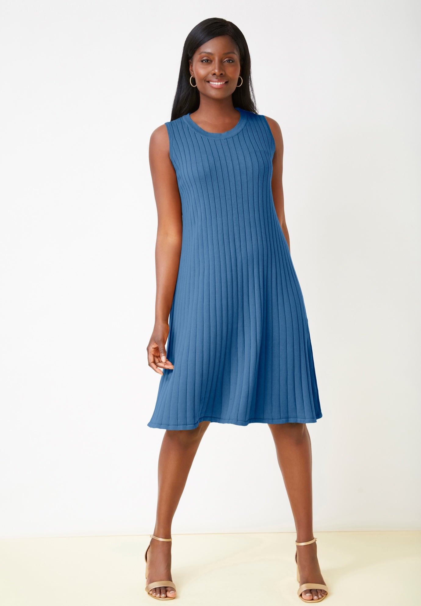 2-Piece Sweater Jacket Dress image number 1