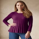 Chevron Fit & Flare Sweater image number 0