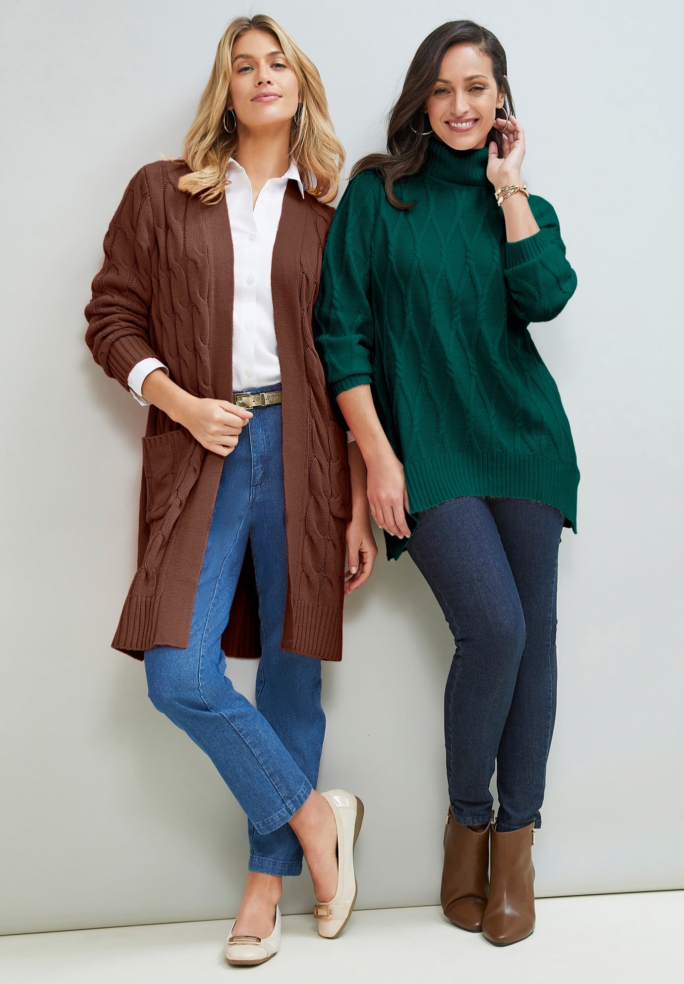 Cable Duster Sweater image number 2