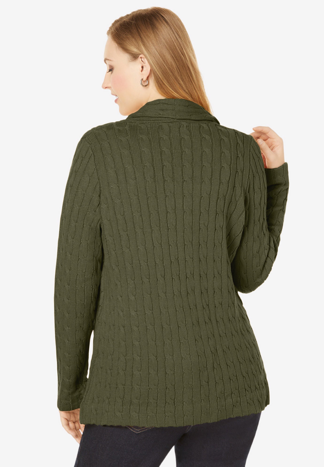 Cable Blazer Sweater image number 1
