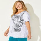 Placement Print Tee image number null