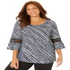 Dream Drape Bella Crochet Trim Top image number null