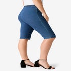 Plus Size Comfort Stretch Bermuda Jean Short image number null