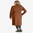 Faux Suede Coatigan image number null