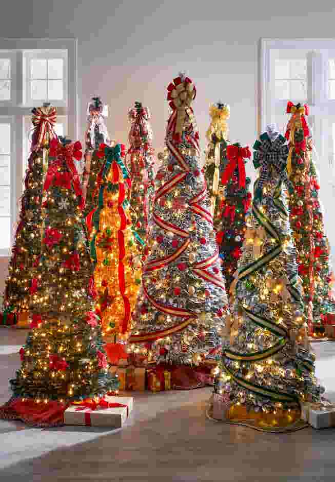 6’ H Pre-Lit Flocked Pop-Up Tree image number 2