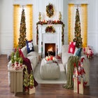 26" Pre-Lit Bordeaux Wreath image number null