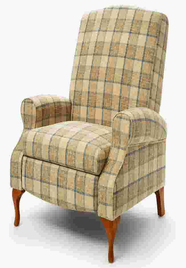 350 lbs. Weight Capacity Faux Suede Recliner image number 0
