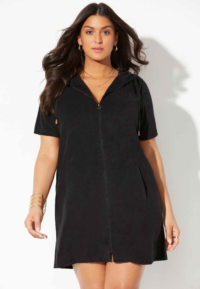 Alana Terry Cover Up Hoodie image number 2