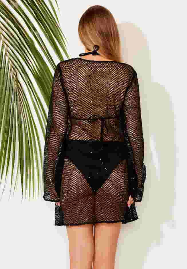 Sequin V-Neck Cover Up Dress image number 1