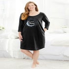 Avenue Body Three-Quarter Sleeve Sleepshirt image number null