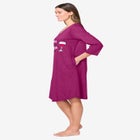 Avenue Body Three-Quarter Sleeve Sleepshirt image number null