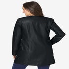 Three-Quarter Leather Jacket image number null
