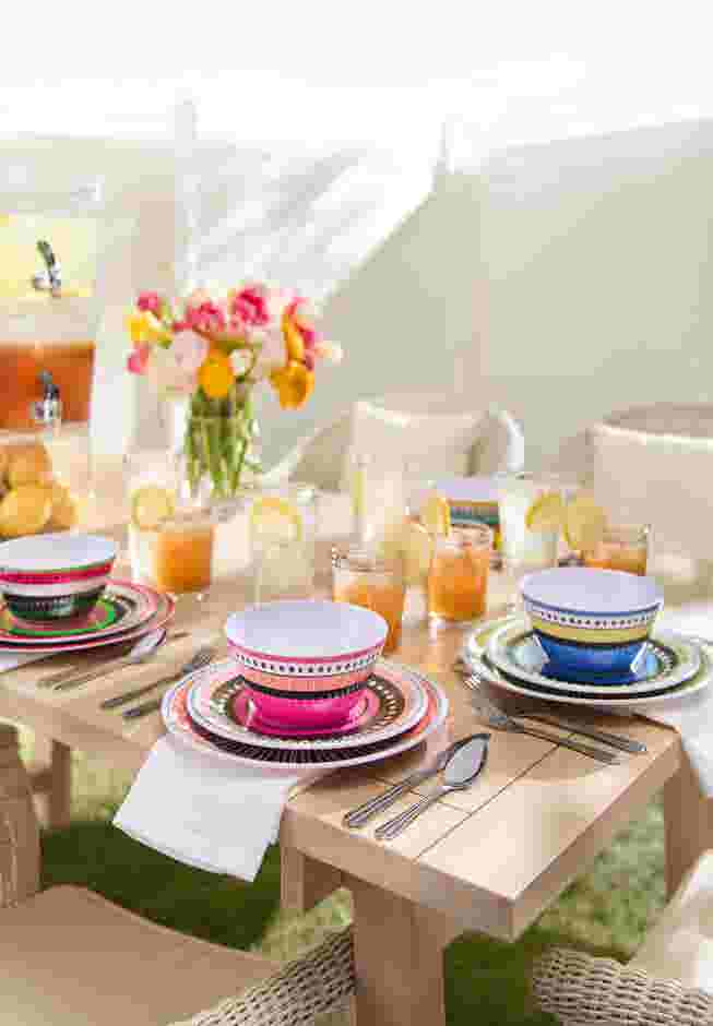 12-Pc. Almira Melamine Dinnerware Set image number 6