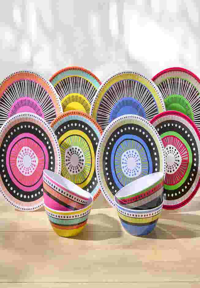 12-Pc. Almira Melamine Dinnerware Set image number 0