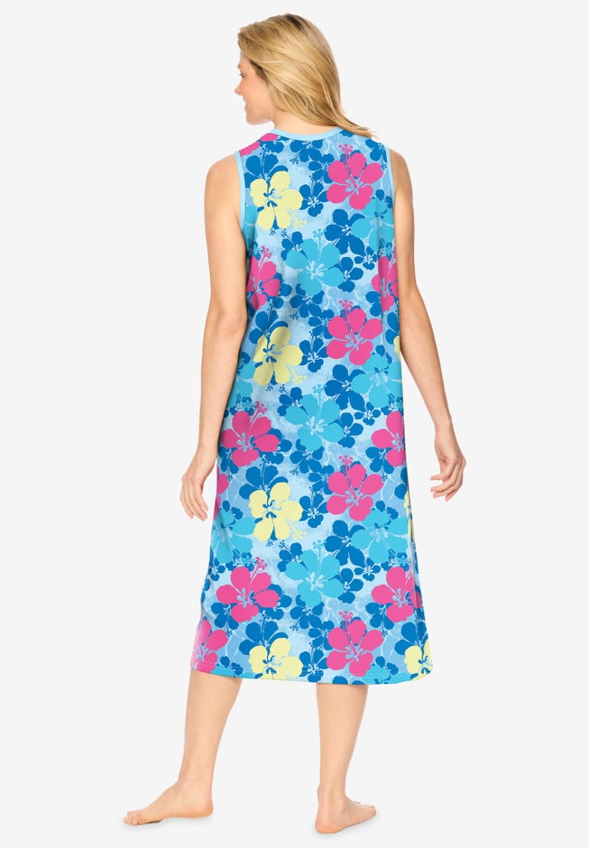 Long Sleeveless Sleepshirt image number 1