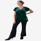 Crushed Velour Tee image number null