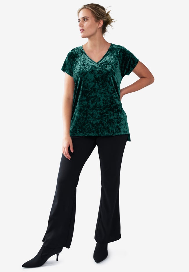 Crushed Velour Tee image number 2