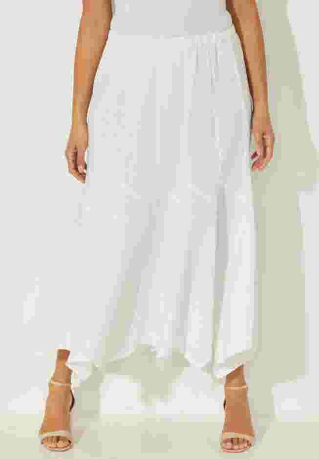 AnyWear Linen Flounce Skirt image number 0