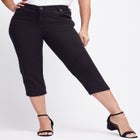 Classic Cotton Denim Capri image number null