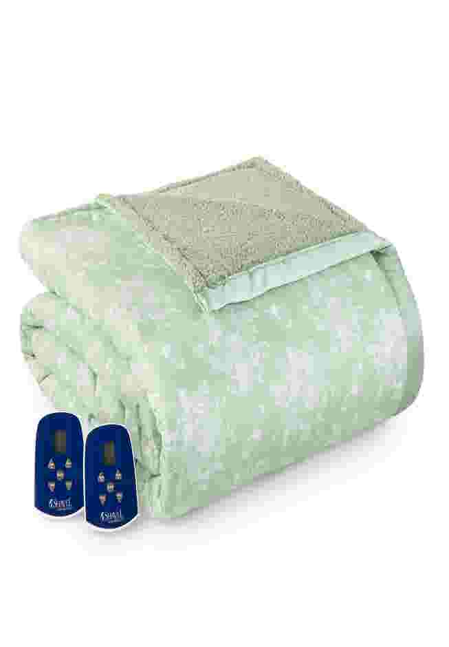 Micro Flannel Sherpa Electric Blanket image number 0