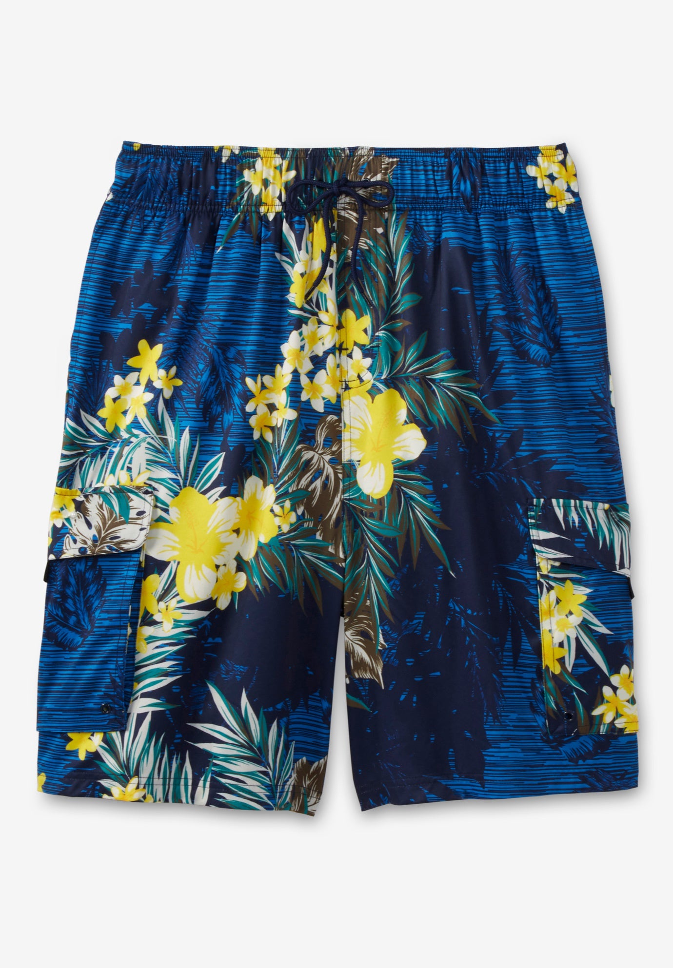 8" Flex Cargo Swim Trunks image number 2