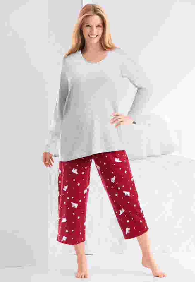 Knit Sleep Capri image number 4