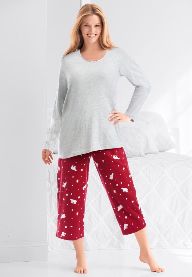 Knit Sleep Capri image number 5