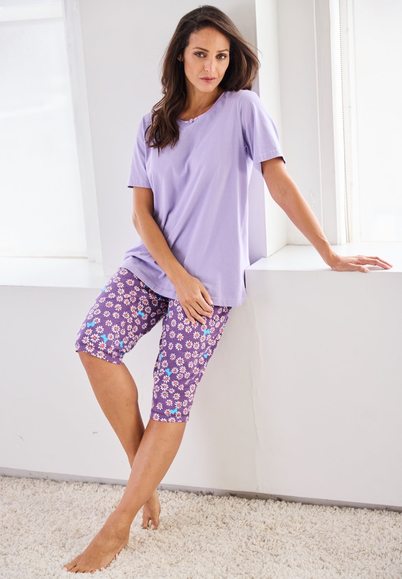 Knit Sleep Capri image number 6