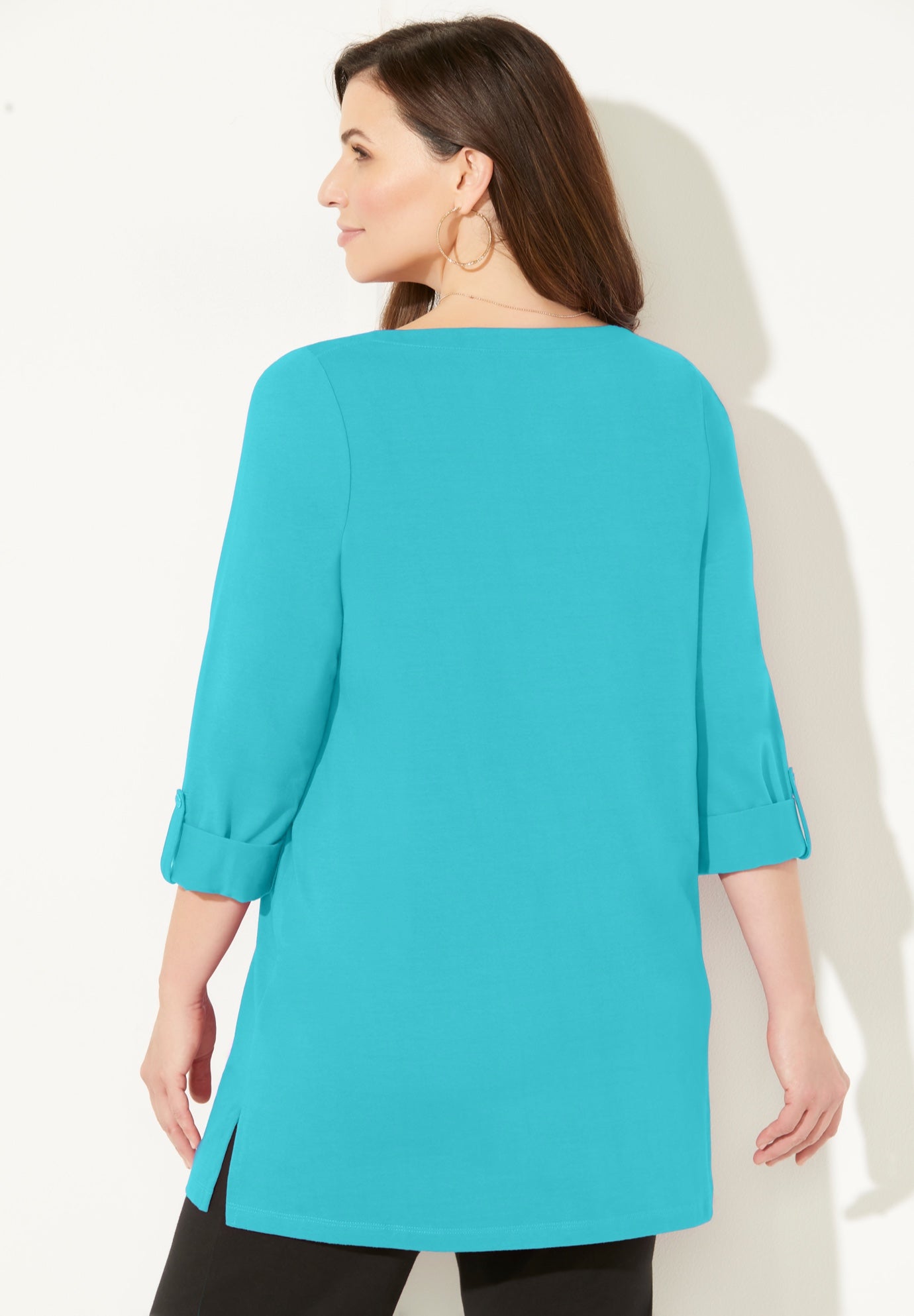 Suprema® Boatneck Tunic Top image number 1