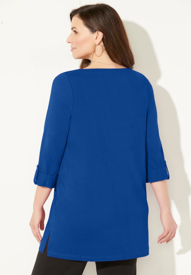 Suprema&reg; Boatneck Tunic Top image number 1