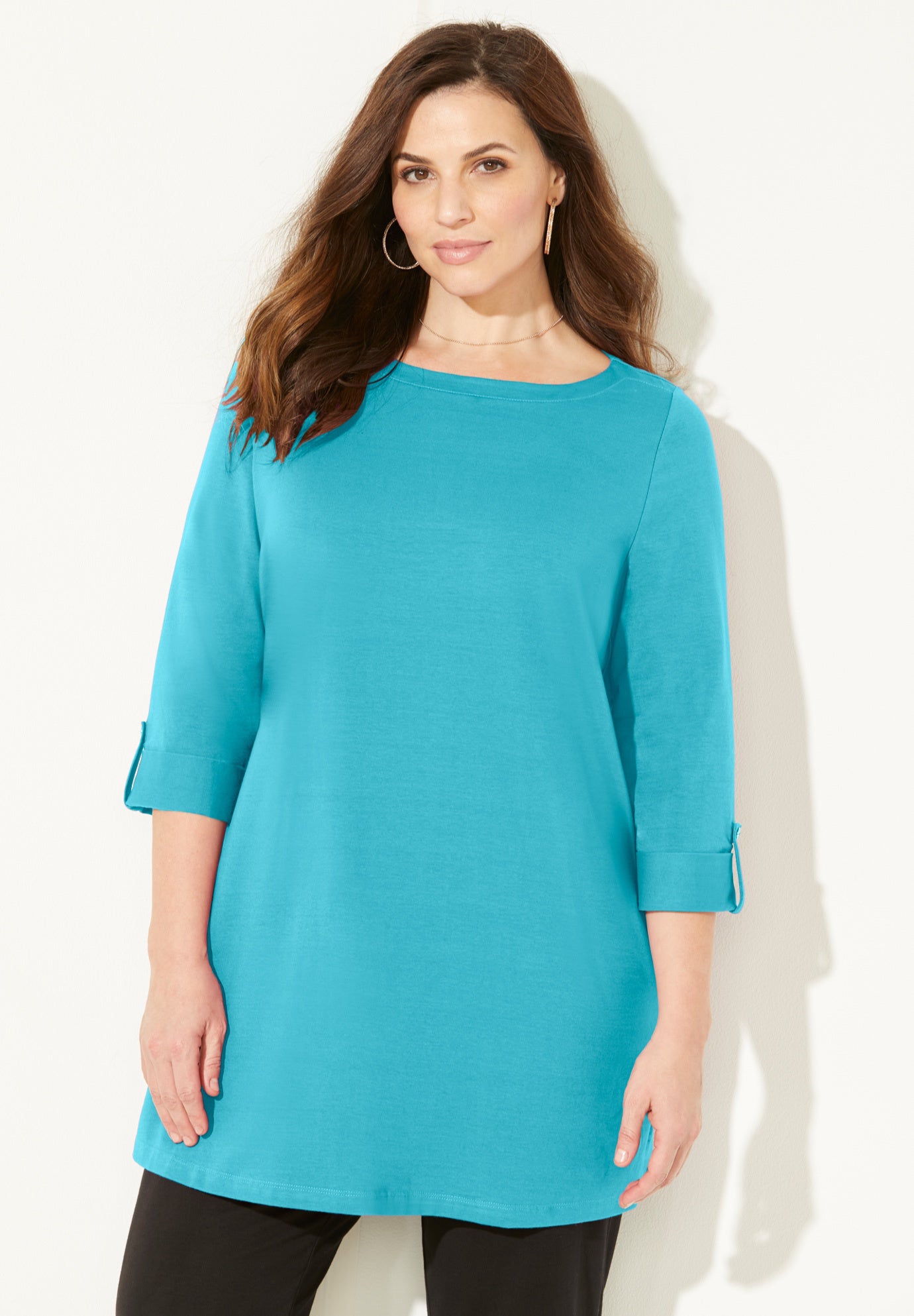 Suprema® Boatneck Tunic Top image number 0