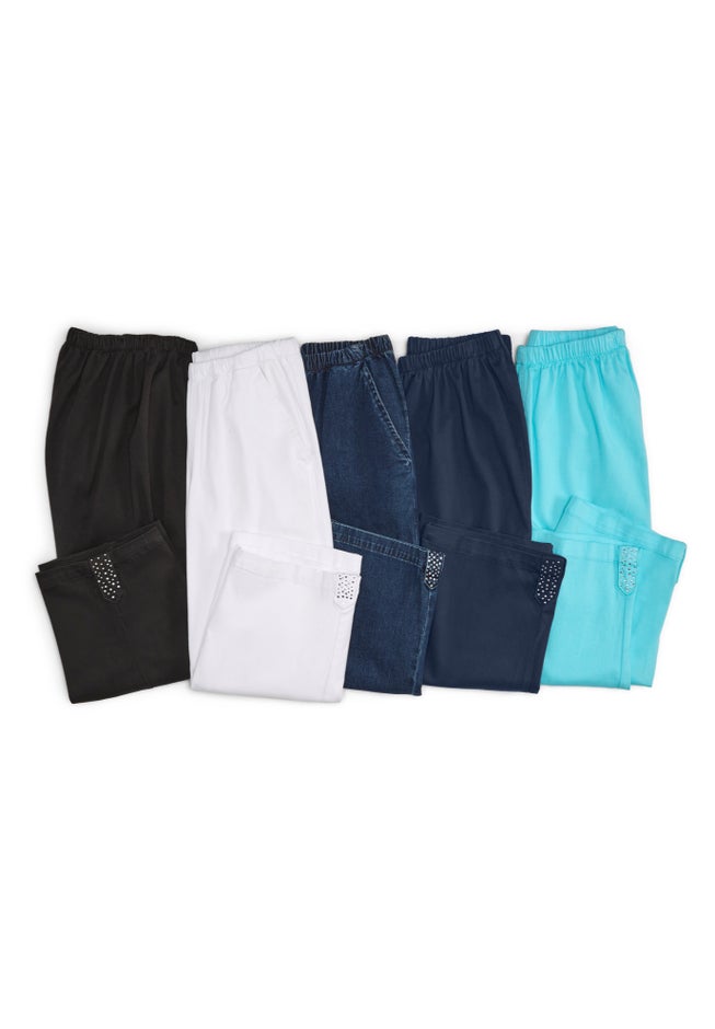 Everyday Capri with Sparkle Hem image number 5