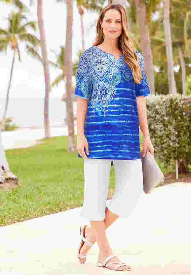 Everyday Capri with Sparkle Hem image number 8